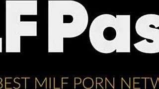 Rich milf Nina Hartley, take it hard before licking those wet balls!