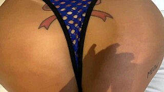 Just caught my Latina babe doing a steamy solo massage session