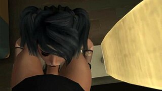 what's pov sex like with a goth chick at the party?