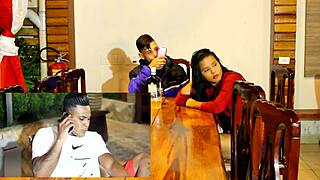 overhead closeup of lorena feet in dirty missionary quickie