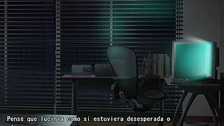 Unfaithful wife takes monster cock from ex-boyfriend in hentai game,