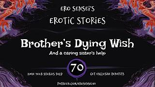 Brother’s dying wish unfolds in erotic audio tale