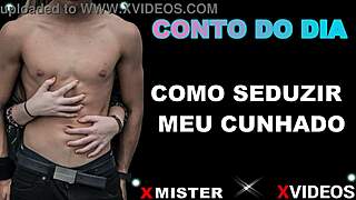 Brazilian beauty seduces brother-in-law in steamy erotic encounter.