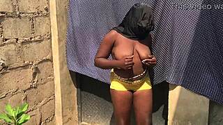 Seductive Asian slut satisfies with sunset black European banging