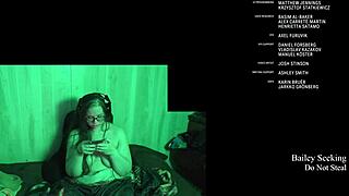 Naked Brunette BBW With Big Tits Plays At Lake House