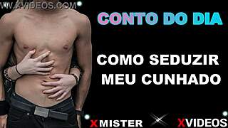 Brazilian beauty seduces brother-in-law in steamy erotic encounter.