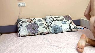 Look at this milf wife riding monster cock in lingerie