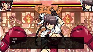 overwhelmed by big tits and ass in female fistism part 001