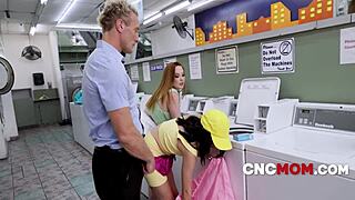 I Got Wild in Freeuse Laundromat with Aria Valencia and Summer Hart