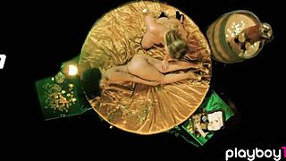 lesbian milf bobbi dean enjoys a sensual massage from petite teen gf