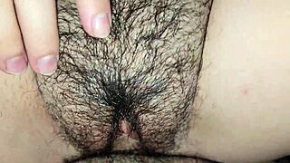 Chubby Amateur Couple Gets Into Taboo Sex With Young Hairy Hijastra Easy To Screw.