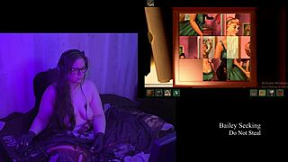brunette bbw with long hair plays naked in secrets can end remaster