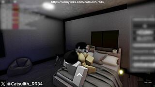 Bent over in doggystyle, she takes my cumshot!