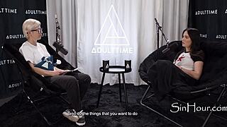 Jane Wilde and Bree Mills discuss step roleplay in casting interview.