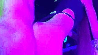 Skinny model poses for photos all day