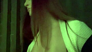 Real homemade sex with girlfriend in missionary, her tight wet pussy feels juicy