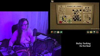 Secrets Can End: Remastered Naked Play with Stunning Brunette and Big Natural Tits