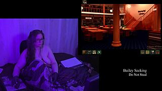 Secrets Can End: Remastered Naked Play with Stunning Brunette and Big Natural Tits