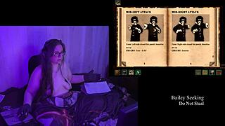 Secrets Can End: Remastered Naked Play with Stunning Brunette and Big Natural Tits