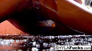 sexy shyla stylez delivers a rare and steamy solo masturbation scene
