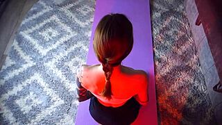 Bend Over For Anal Yoga, Sunako Kirishiki's Tattooed Ass Creampied