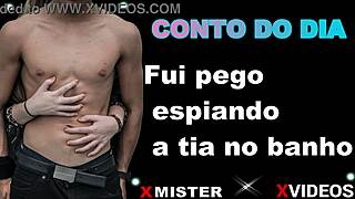 Caught Spying On Aunt In The Bath, Leading To Erotic Encounter