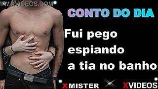 Caught Spying On Aunt In The Bath, Leading To Erotic Encounter