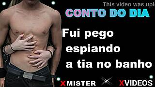 Caught Spying On Aunt In The Bath, Leading To Erotic Encounter