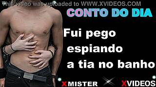 Caught Spying On Aunt In The Bath, Leading To Erotic Encounter