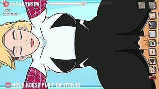 hey, wanna see gwen stacy creampie scenes in hentai cartoon hole house game?