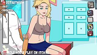 hey, wanna see gwen stacy creampie scenes in hentai cartoon hole house game?