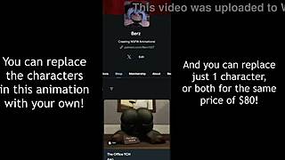 In the office, a guy bends his cute girlfriend over for a quick homemade doggystyle fuck from pov