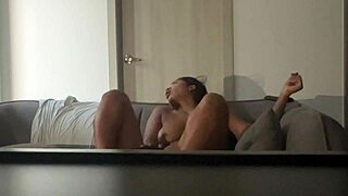 I orgasm as they lick my pussy in this sensual amateur couple session.