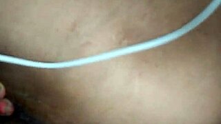 Pornstar Poosoo Starting to Insert Dildo on Pussy 1