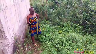 two big swit cock pamper big ass wife to erotic sex in her backyard