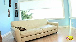 They were discussing skiing and later these two hot lesbians licked each others pussies with fingering and masturbation