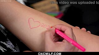 hey, watch this tattoo artist freeuse the milf while craving her body - cncmilf