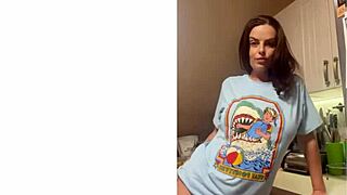 I'm wondering which part of her big tits to lick first, you know?