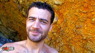 Spanish pornstar samia duarte enjoys outdoor beach activities.