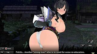 Samurai Mistress Dominates with Farting Fetish in Cartoon Play