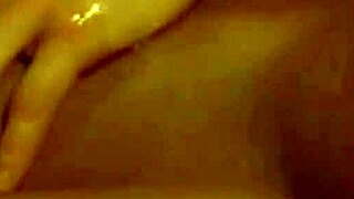Touching her sensitive pussy and feeling every shiver! Man, it's wild!