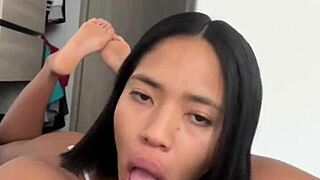 Deep and Eager Blowjob for My Stepbrother’s Huge Cock!