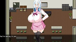 professor uses hypnosis app on huge tits girls at academy 😏