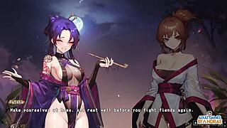 I can’t stop thinking about Yutaka banging Miyakoji all night in this half-demon shinobi episode 13!