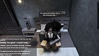 Roblox Seductive Office Girl Draws Me Into a Late-Night Fuck I Can't Resist