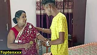 Desi Bhabhi Rough Sex with 18-Year-Old Boy in Hot Scene