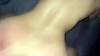 this skinny girl started bouncing wildly on my cock during our homemade session