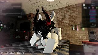 Pounding a big ass in doggystyle and blowjob action