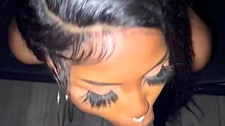 Wet blowjob with lots of cum in mouth, full video on xred 😋