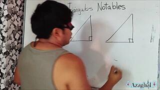 I uh meant to say this is about sexual trigonometry with a university student in an erotic Brazilian Japanese setup